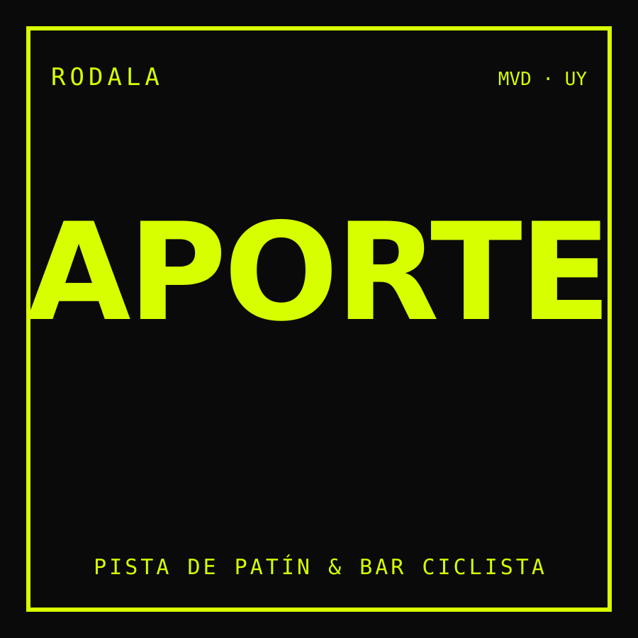 Aporte / Donación