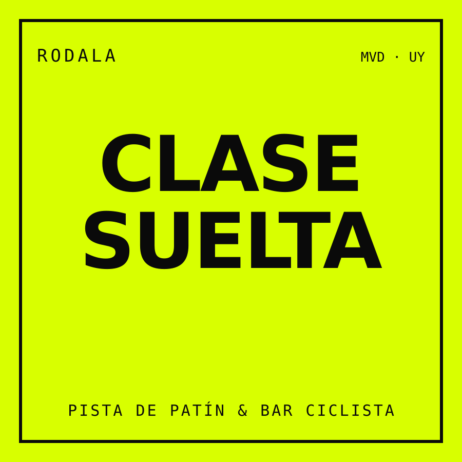 Clase suelta de patinaje