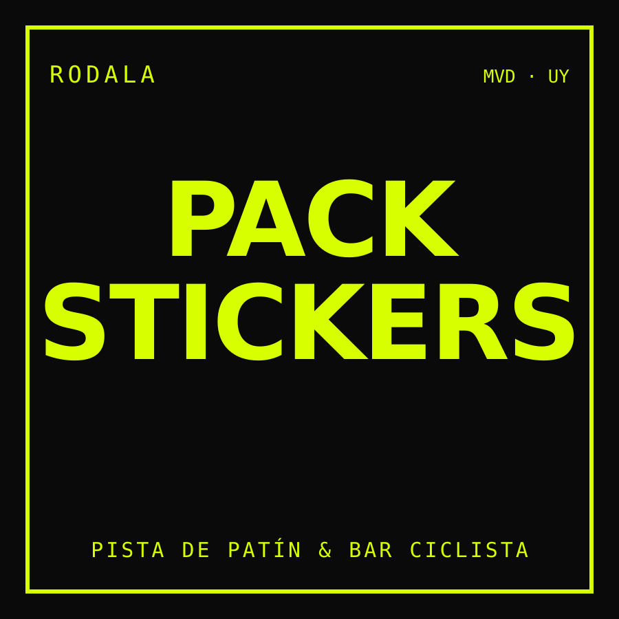 Pack de stickers